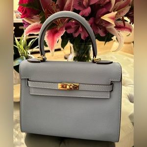 Light Blue Kelly Style Bag